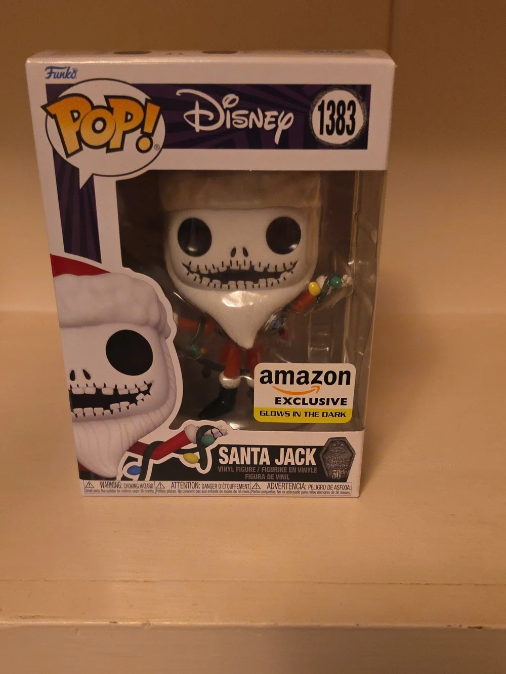 Funko Pop! Santa Jack Vinyl Figure - White, Red, Green, Yellow